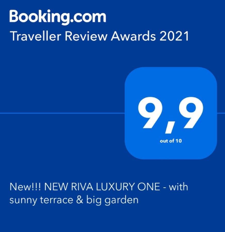 New!!! New Riva Luxury One - With Sunny Terrace & Big Garden Apartment Porec Bagian luar foto